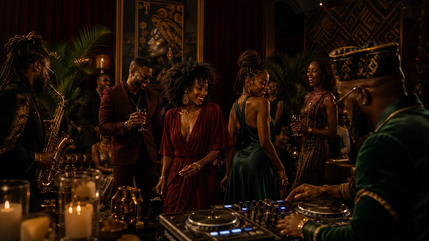An elegant private AFROMERA group celebration